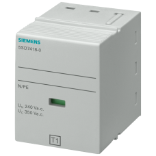 Plug-in part type 1 N-PE Requirement class B, UC 350V 1-pole for combi-arrester 5SD744... and lightn