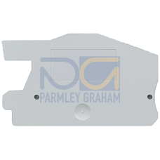 Cover for INSTA terminals, cross-section 6 mm2, color: Gray