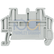 quick-fit end retainer, can be equipped with labels 5/6 width: 5.15mm, color: gray
