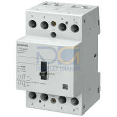 Insta contactor, 0/1/Automatic with 4 NO contacts, contact for 230 V AC, 400 V 63 A