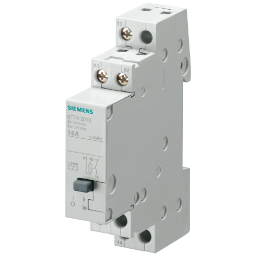 Switching relay with 4 NO contact, contact for 230 V AC 16 A control 8 V AC