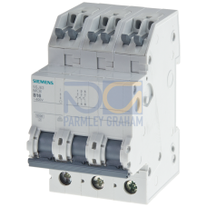 Miniature circuit breaker 400 V 6kA, 3-pole, C, 16A, D=70 mm with screwless outgoing terminals