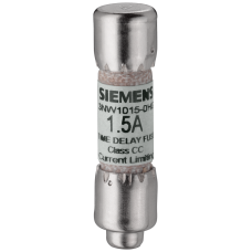SENTRON, cylindrical fuse link, Class CC, 10 A, quick, Un AC: 600 V, respect national installation r