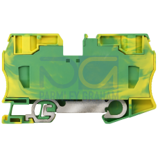 PE terminals with spring-loaded connection, Cross-section: 2.5-35 mm2, Width: 16mm, Color: green-yel