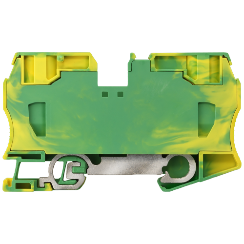 PE terminals with spring-loaded connection, Cross-section: 2.5-35 mm2, Width: 16mm, Color: green-yel
