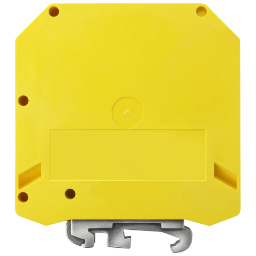 PE terminal with screw terminal, Cross-section: 25-50 mm2, AWG: 6-1/0, Width: 20mm, Color: green-yel