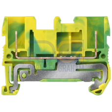 PE terminal, plug-in connection at both ends, Cross-section 0.08-2.5 mm2, Width: 5.2mm, Color: green