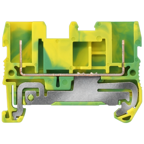 PE terminal, plug-in connection at both ends, Cross-section 0.08-2.5 mm2, Width: 5.2mm, Color: green