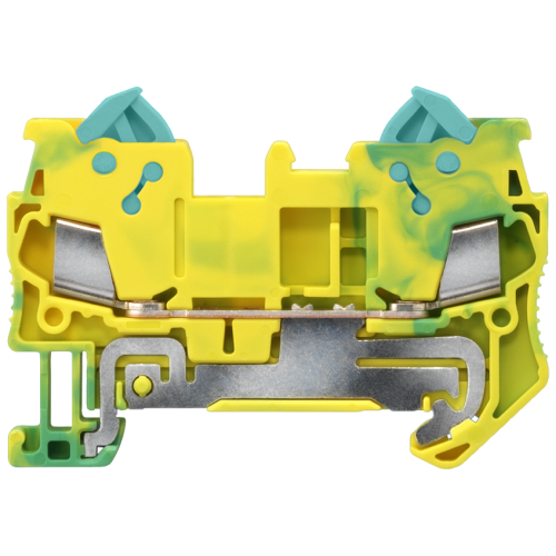 PE terminal with quick-connect technology, cross-section: 0.25-1.5 mm2, width: 5.2 mm