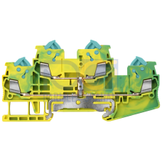 Two-tier PE terminal with quick-connect technology, cross-section: 0.25-1.5 mm2