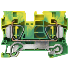 Protective conductor terminal with spring-loaded connection, Cross-section: 1.5-10 mm2, Width: 10mm,