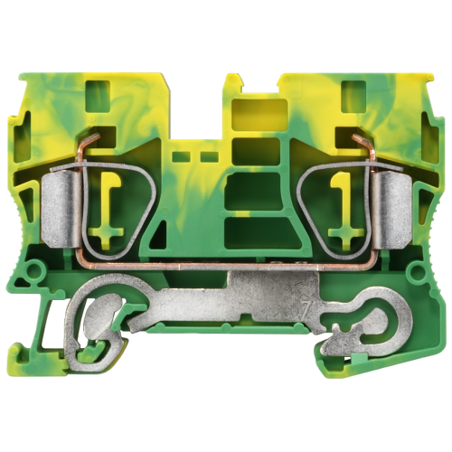 Protective conductor terminal with spring-loaded connection, Cross-section: 1.5-10 mm2, Width: 10mm,