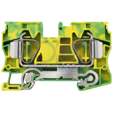 Protective conductor terminal with spring-loaded connection, Cross-section: 1.5-16 mm2, Width: 12mm,