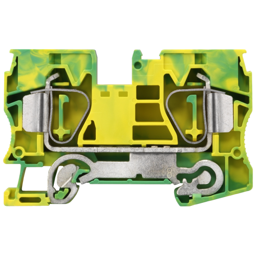 Protective conductor terminal with spring-loaded connection, Cross-section: 1.5-16 mm2, Width: 12mm,