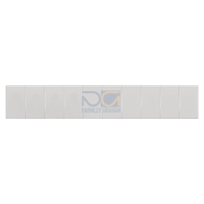 Labeling plate, front, horizontal und vertical, Terminal width: 6.2 mm, H: 10.5 mm, white