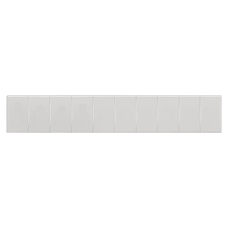 Labeling plate, 8, 10 16 divisions front, horizontal und vertical, Terminal width: 16.2 mm, H: 10.5