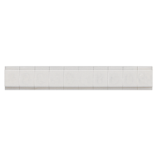 Labeling plate, 4, 5, 6, 8 and 10 divisions, flat, horizontal