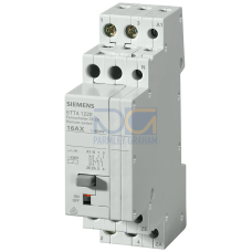 Remote control switch with 2 NO contacts, with central ON/OFF function Contact for 230 V AC, 400V 16