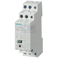 Remote control switch with 1 NO contact, and 1 NC with central ON/OFF function Contact for 230 V AC,