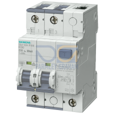 RCBO, Icn: 10 kA, 2P, type A, 30 mA, B char., In: 16 A, Un AC: 110 V