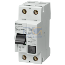 Residual current operated circuit breaker, 2-pole, type A, In: 100 A, 30 mA, Un AC: 230 V