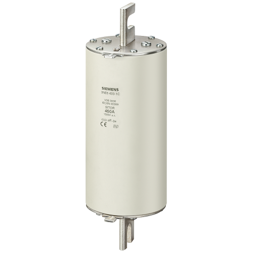 SITOR fuse link, with slotted blade contacts, NH3, In: 160 A, aR, Un AC: 1500 V, Un DC: 1000 V, fron