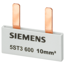 Pin busbar, 10 mm&sup2; connection: 9 x (1-phase+AS/FC) safe to touch