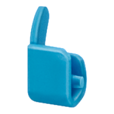 set of end caps for pin busbars 5ST3 76. blue, Set consisting of: 1 cap right/1 cap left