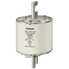 SITOR fuse link, with slotted blade contacts, NH3, In: 150 A, gR, Un AC: 500 V, Un DC: 440 V, front