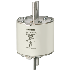 SITOR fuse link, with slotted blade contacts, NH3, In: 150 A, gR, Un AC: 500 V, Un DC: 440 V, front