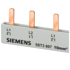Pin busbar, 16 mm&sup2; connection: 5 x (2-phase+AS/FC) safe to touch