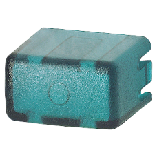 Set of caps for pushbutton 5TE48 set with 5x each green/transparent