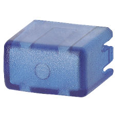 Set of caps for pushbutton 5TE48 set with 5x each blue/transparent