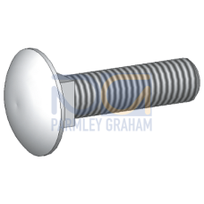 SIVACON S4 Saucer head bolt - square head DIN 603 M10x55, 1 pack = 50 units
