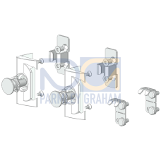 SIVACON S4 Bar guide for bar fastener