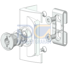SIVACON S4 3 mm double bit operation Door lock with double-bit operating mechanism