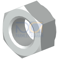 SIVACON S4 Hexagon nuts ISO 4032 M10 1 pack = 50 units