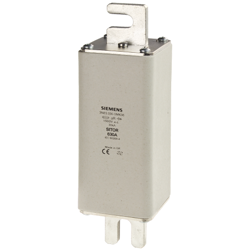 SITOR fuse link, with slotted blade contacts, NH2, In: 125 A, aR