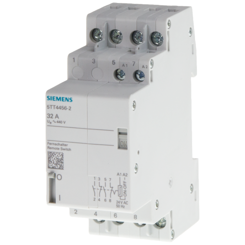 Remote switch contact for 32 A voltage 24 V AC 4 NO contacts