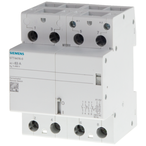 Remote switch contact for 40 A voltage 24 V AC 2 NO 2 NC