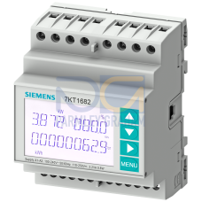 SENTRON 7KT PAC1600 energy meter, 3-phase, 5 A, DIN rail