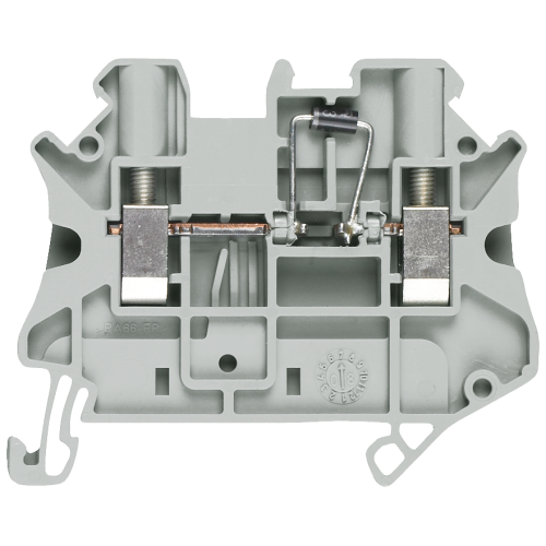 Diode isolating terminal with screw connection, terminal size 4.0 mm2 terminal width 6.2 mm