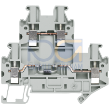 Two-tier diode terminal with screw connection, terminal size 2.5 mm2 terminal width