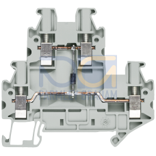 Two-tier diode terminal with screw connection, terminal size 2.5 mm2 terminal width