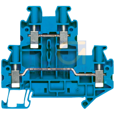 Two-tier terminal with screw connection, terminal size 4.0 mm2 terminal width 6.2 mm