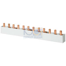 Pin busbar 3-phase+AUX, 1016 mm long touch-safe, 18 mm2 without end caps, according to UL 508