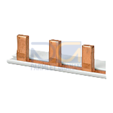 Pin busbar 1-phase+AUX 1016 mm long touch-safe, 18 mm2 without end caps, according to UL 508