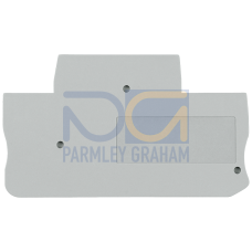 Cover for two-tier terminals, cross-section 2.5 mm2, width 5.2 mm, color gray