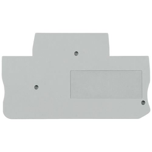 Cover for two-tier terminals, cross-section 2.5 mm2, width 5.2 mm, color gray