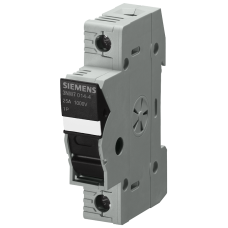 SENTRON, cylindrical fuse holder, 10 x 38 mm, 1-pole, In: 30 A, Ue DC: 1000 V, for photovoltaic appl